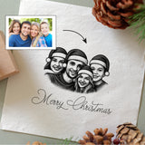 Custom Family Christmas Stamp