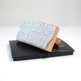 Custom Pizza Box Stamp With Ink Pad
