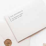Modern Minimalist Return Address Stamp