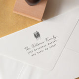 Woodland Address Stamp