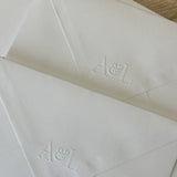 Personalized letter with Custom Long Reach Embosser