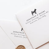 German Shepherd Return Address Stamp