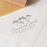 Mountain Return Address Stamp
