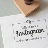 Instagram Rubber Stamp