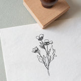 Buttercup Flower Stamp