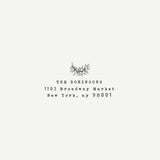 Olive Branch Address Stamp