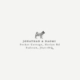 German Shepherd Return Address Stamp