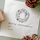 Christmas Wreath Stamp