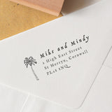 Palm Tree Address Stamp