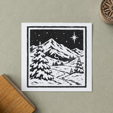 Mountain Scene Stamp