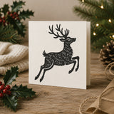 Reindeer Rubber Stamp