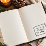 Custom Vintage Library Stamp