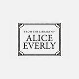 Custom Vintage Library Stamp