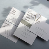 Personalized Modern Wedding Stationery Rubber Stamp Collection