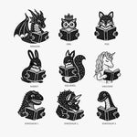 Kids Animal Library Stamp - About You Stationery 