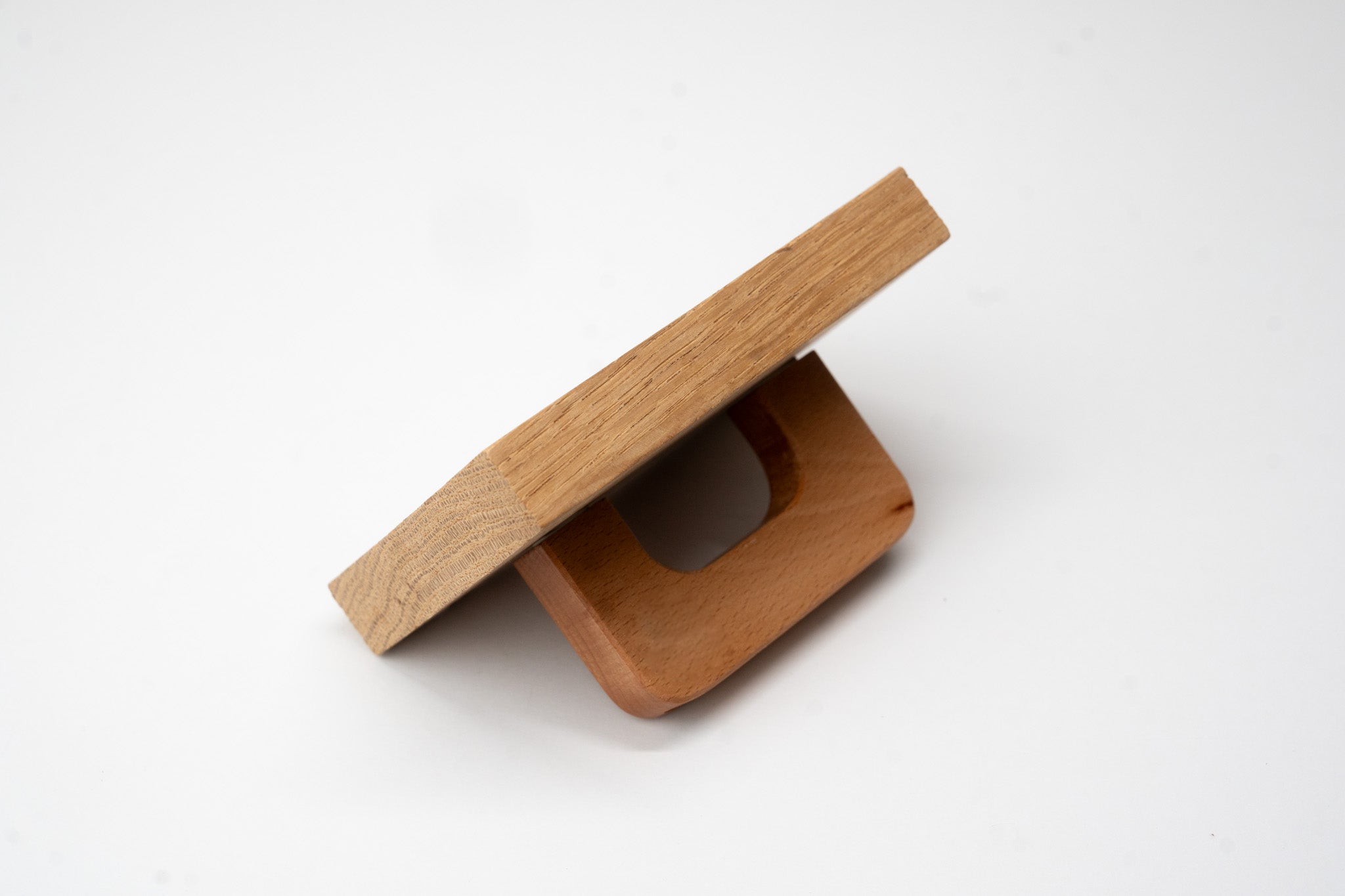 Large Wooden Rubber stamp on a white background