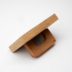 Large Wooden Rubber stamp on a white background