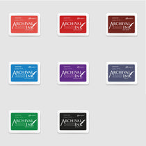 Large Ranger Archival Ink pad 4 x 6 inches, Waterproof Ink Pad, 8 Colors Available