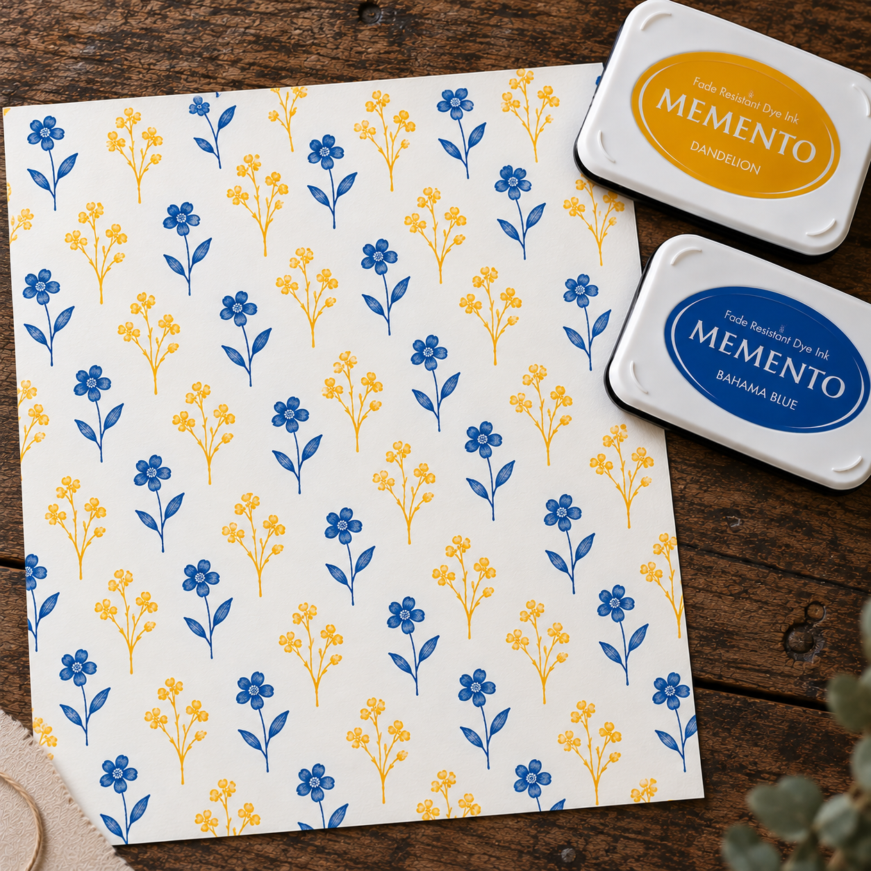 Memento Ink Pad, Fast Drying Dye Ink for Stamping