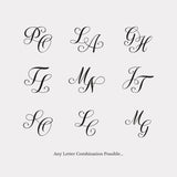 Custom Wedding Stamp with Initials