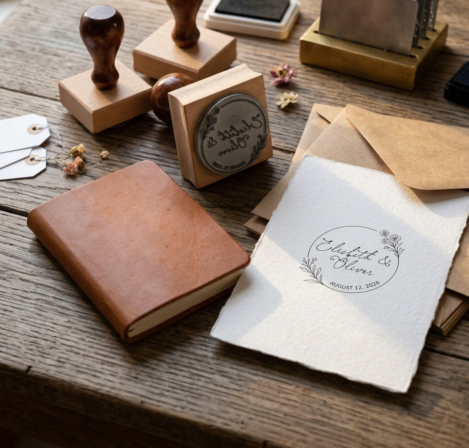 Custom Wedding Stamps, 18 Unique Designs Available