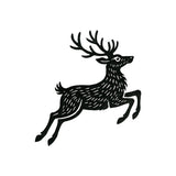 Reindeer Rubber Stamp