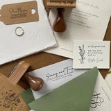 Custom Rubber Logo Stamp - Any Size