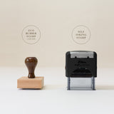 Custom House Mouse Book Stamp, Eco Reclaimed Oak Stamp or Self-inking Stamp