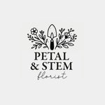 Floral Logo Rubber Stamp for Gardeners & Flower Shops