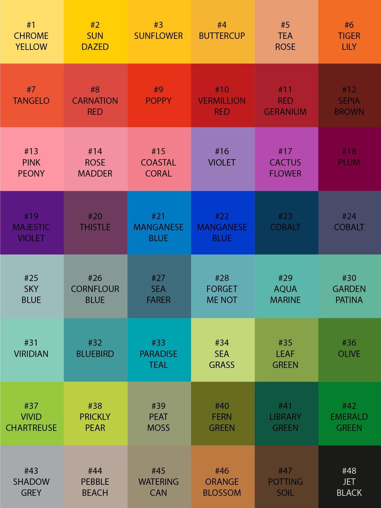Ranger Archival Ink pad 2 x 3 inches, Waterproof Ink Pad, 48 Colors Available