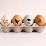 Custom Egg Stamp - Choose Your Design, 17mm diameter