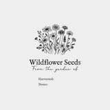 Custom Seed Packet Rubber Stamp, Wildflower Seed Envelope Stamp