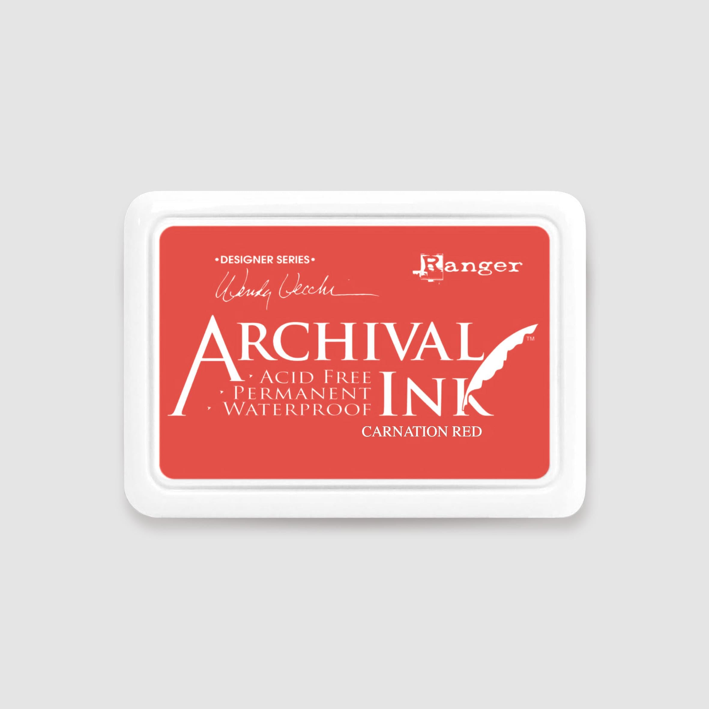 Large Ranger Archival Ink pad 4 x 6 inches, Waterproof Ink Pad, 8 Colors Available
