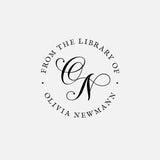 Monogram Book Embosser Personalized