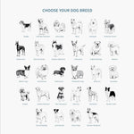 Custom Dog Address Stamp – 28 Dog Breeds to Choose From