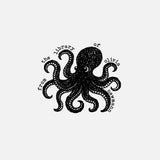 Octopus Book Stamp, Personalized Book Lover Gift