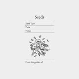 Custom Seed Packet Rubber Stamp - Eco-Friendly Gardener Gift (50mm x 75mm)