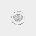 Beach Address Stamp, Seashell Return Address Stamp, Custom Coastal Wedding Invitation Stamp