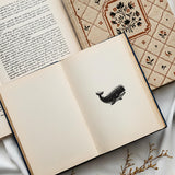 Whale Book Stamp, Ocean Custom Ex Libris