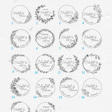Custom Wedding Stamps, Personalized Monogram Designs