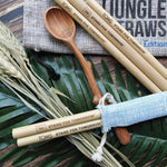 Custom Branded Bamboo Reusable Straws For Businesses or Weddings-2