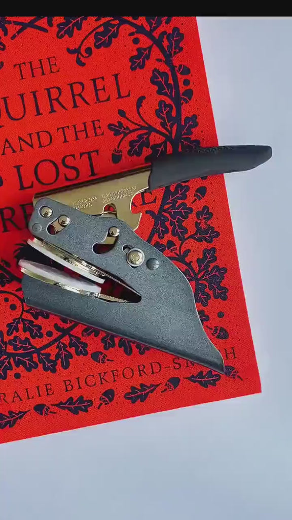 Custom Hydrangea Book Embosser