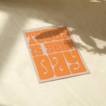 'Today Is Your Day' Retro A6 Birthday Card | Fully Recycled-1