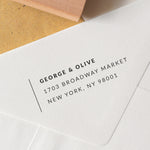 Personalised Custom Address Stamp with Your Name and Address