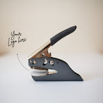 Custom paper embosser with personalized logo