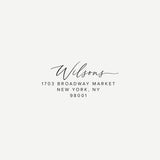 Calligraphy Address Stamp