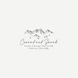 Mountain Return Address Stamp