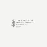 Olive Branch Address Stamp