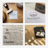 The logo stamp is ideal for personalizing packaging, bags, creating designs, and leaving room for creativity in your branding.